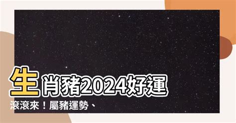 2024生肖運勢豬|2024屬豬幾歲、2024屬豬運勢、屬豬幸運色、財位、禁忌